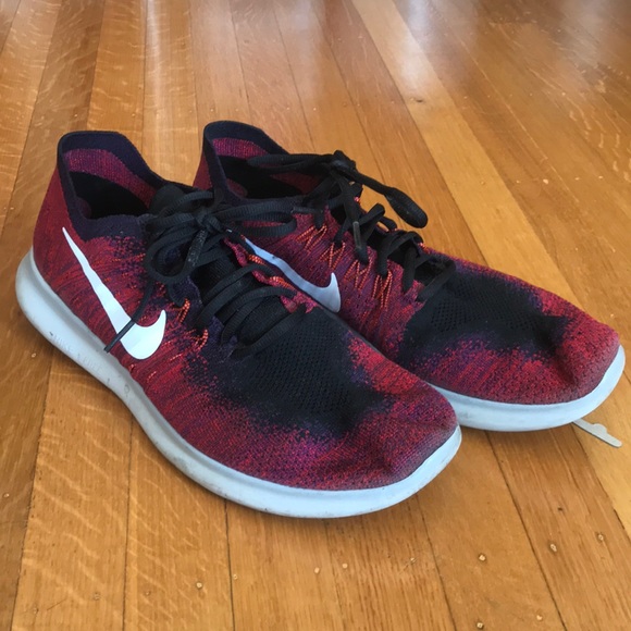 nike free rn flyknit purple